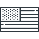 U.S.A flag icon
